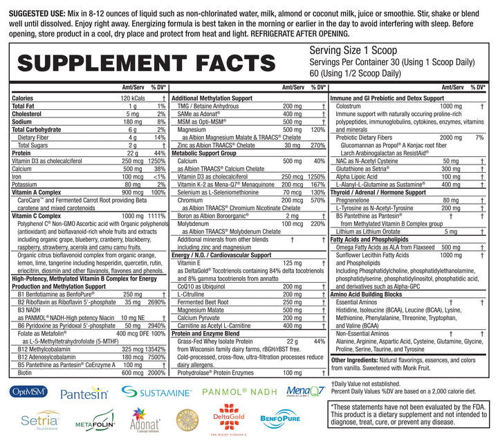 Cellular Nutrition Program – with Restore Pro VANILLA WHEY Protein