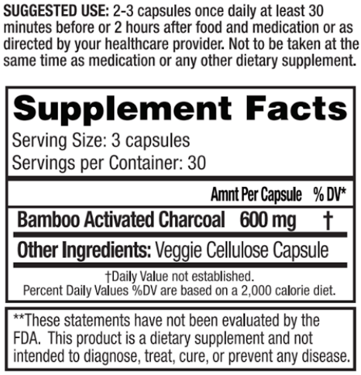 Activated Bamboo Charcoal