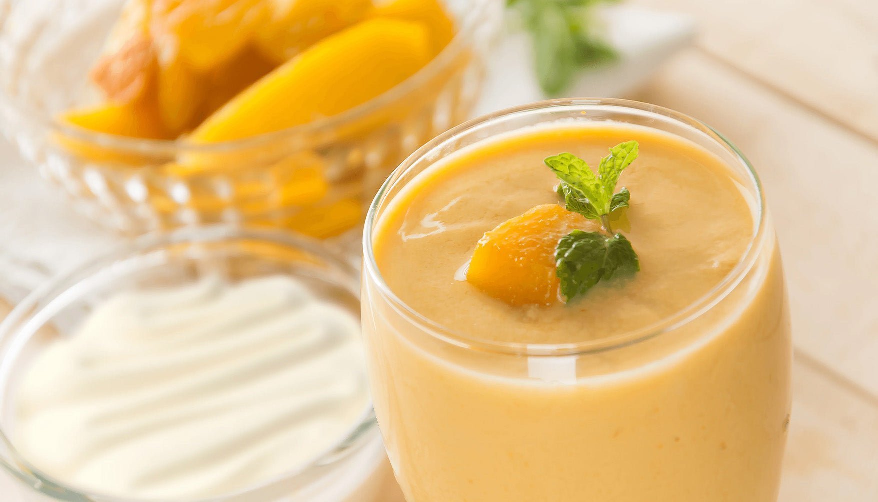 Sweet Mango Lassi: Vanilla RESTORE Smoothie
