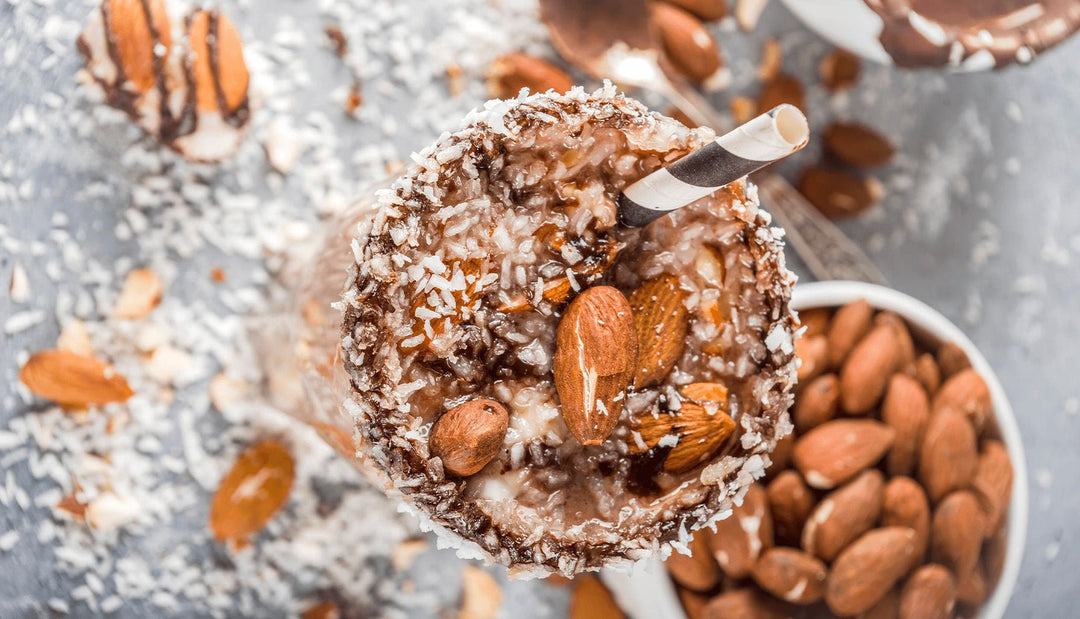 Almond Joy Inspired: Chocolate RESTORE Smoothie