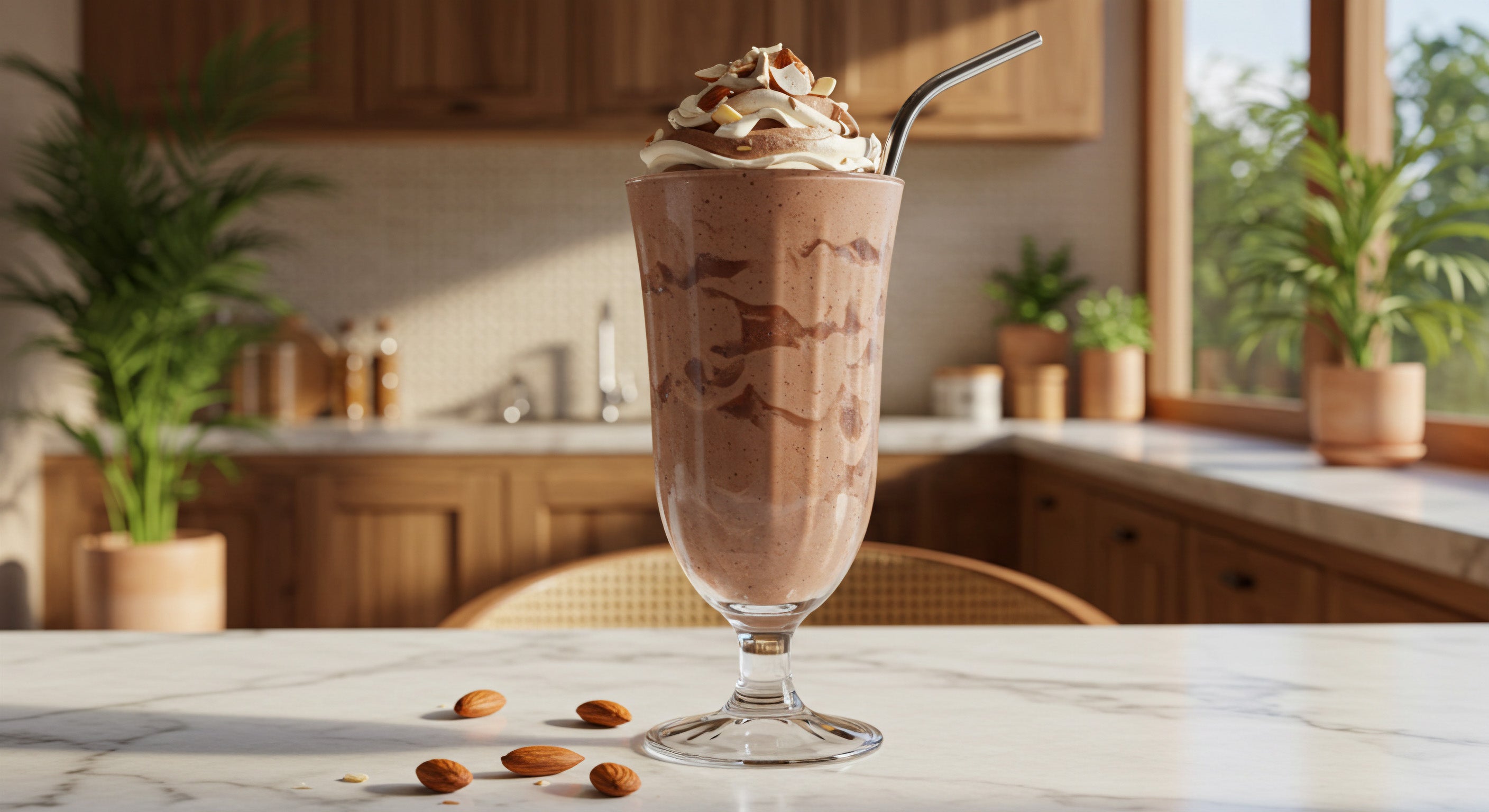 Almond Joy Inspired: Chocolate RESTORE Smoothie