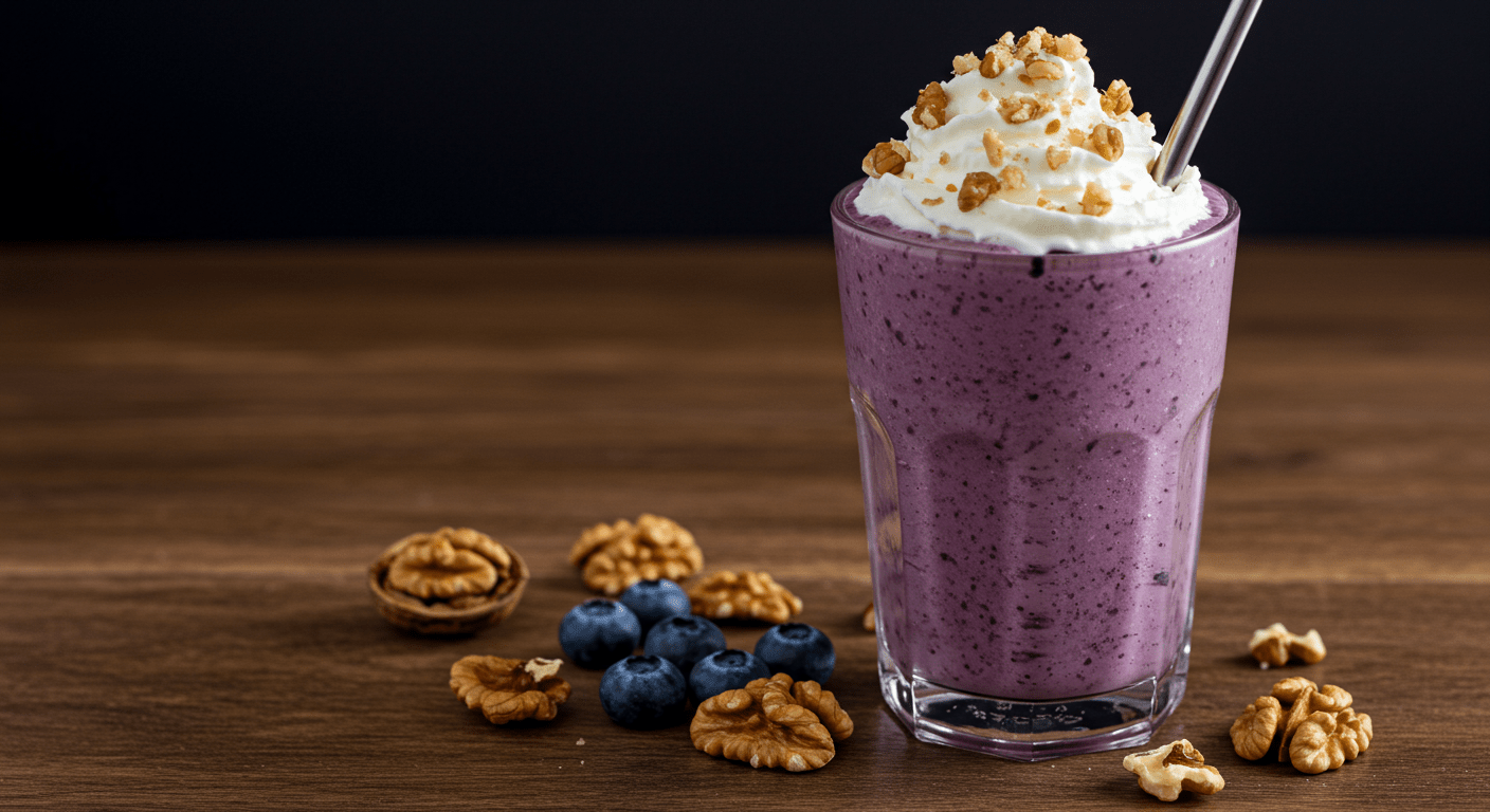 Blueberry & Walnut Smoothie: BRAIN FOOD + Booster
