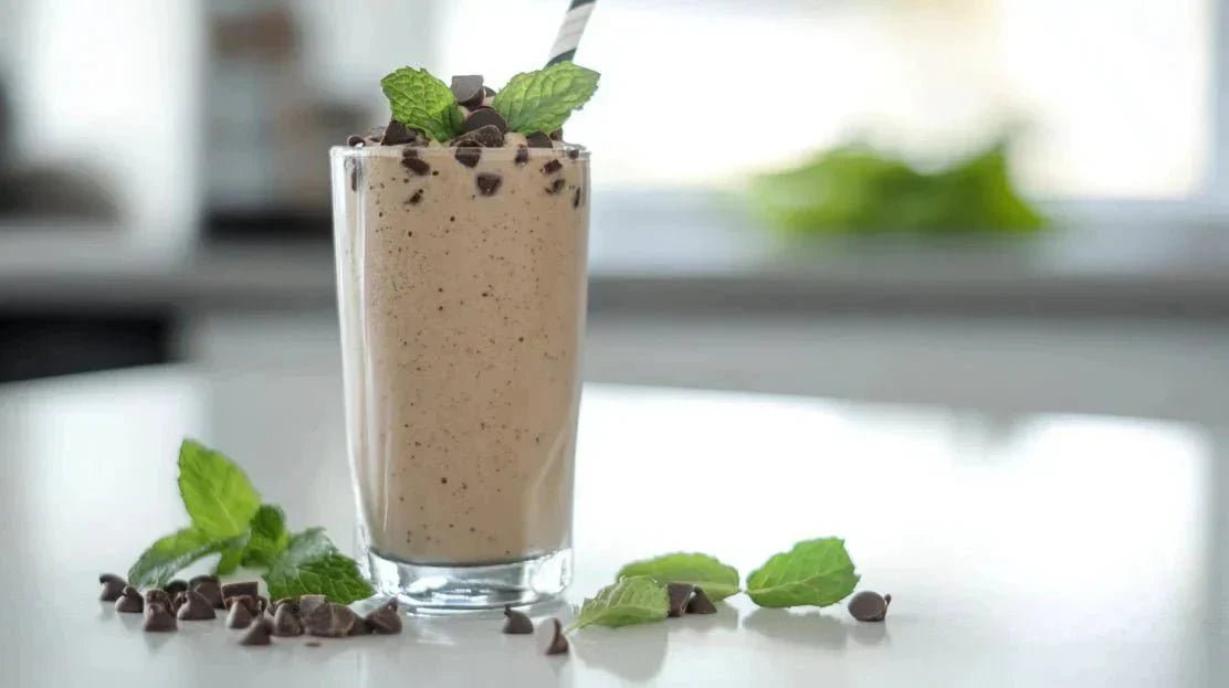 Mint Chocolate Chip: Chocolate RESTORE Smoothie