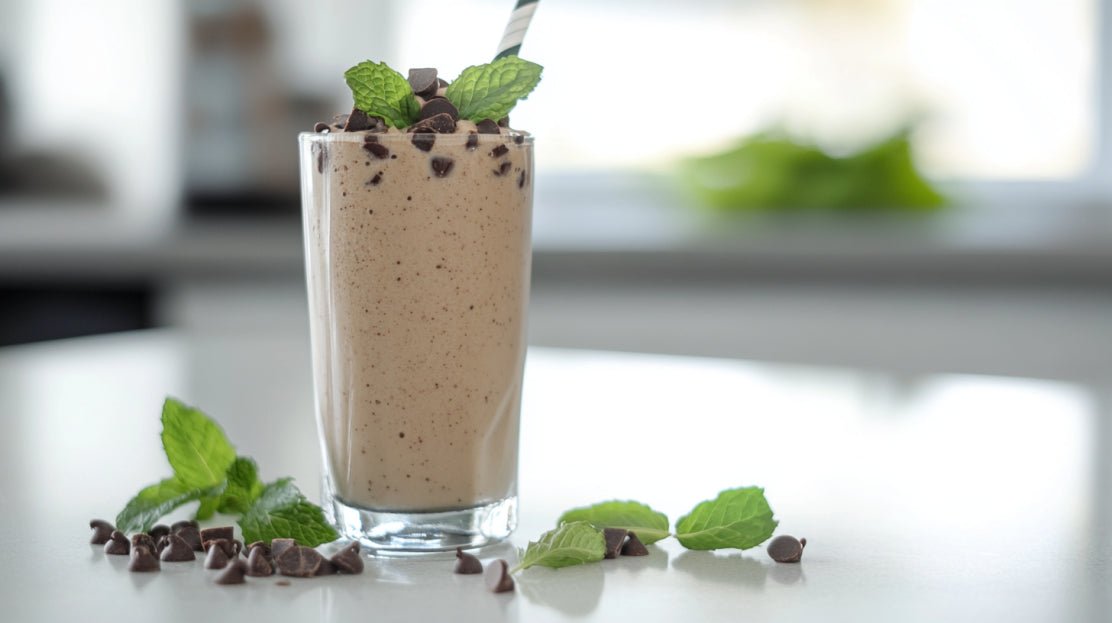 Mint Chocolate Chip: Chocolate RESTORE Smoothie