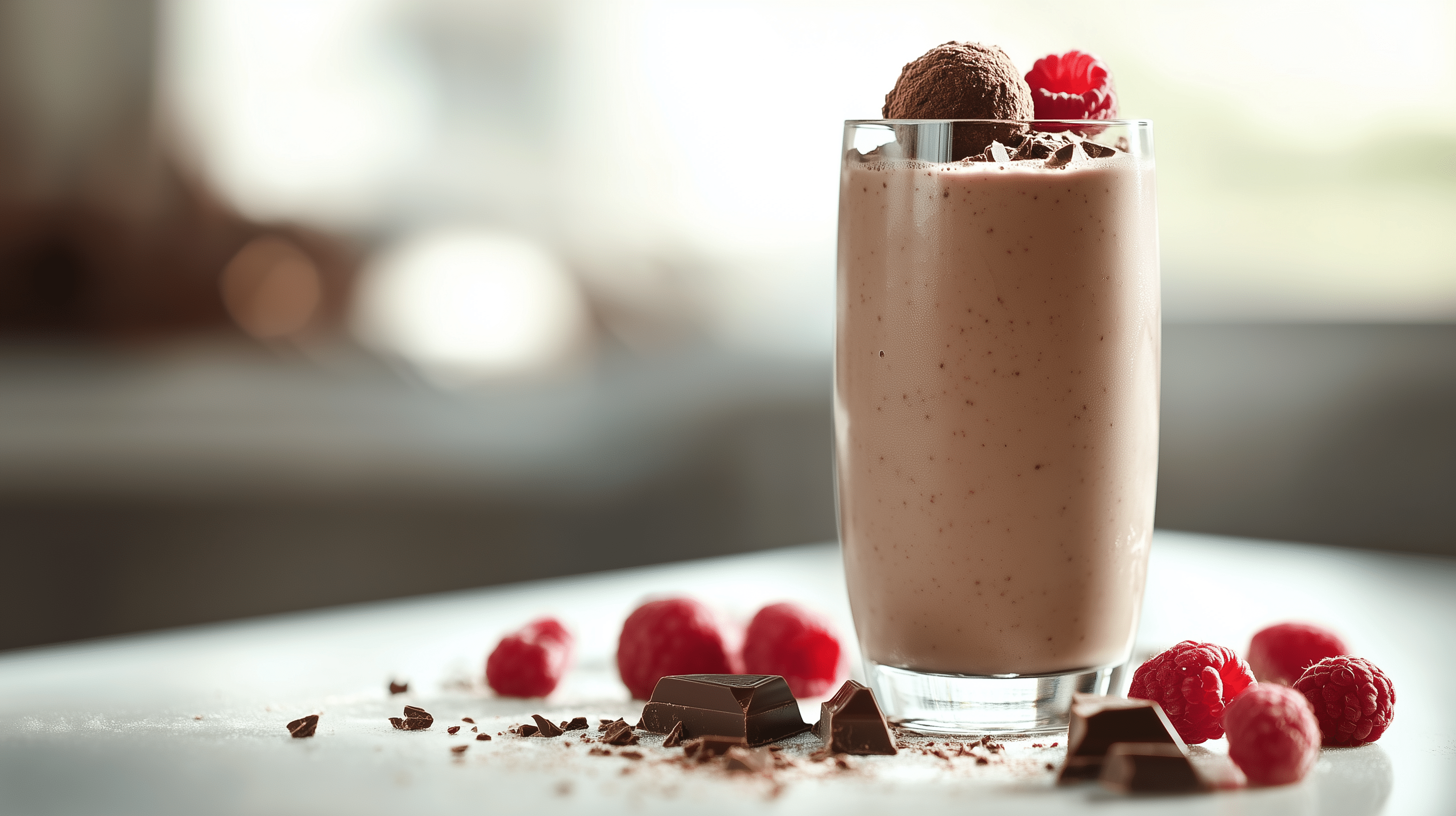 Raspberry Truffle: Chocolate RESTORE Smoothie