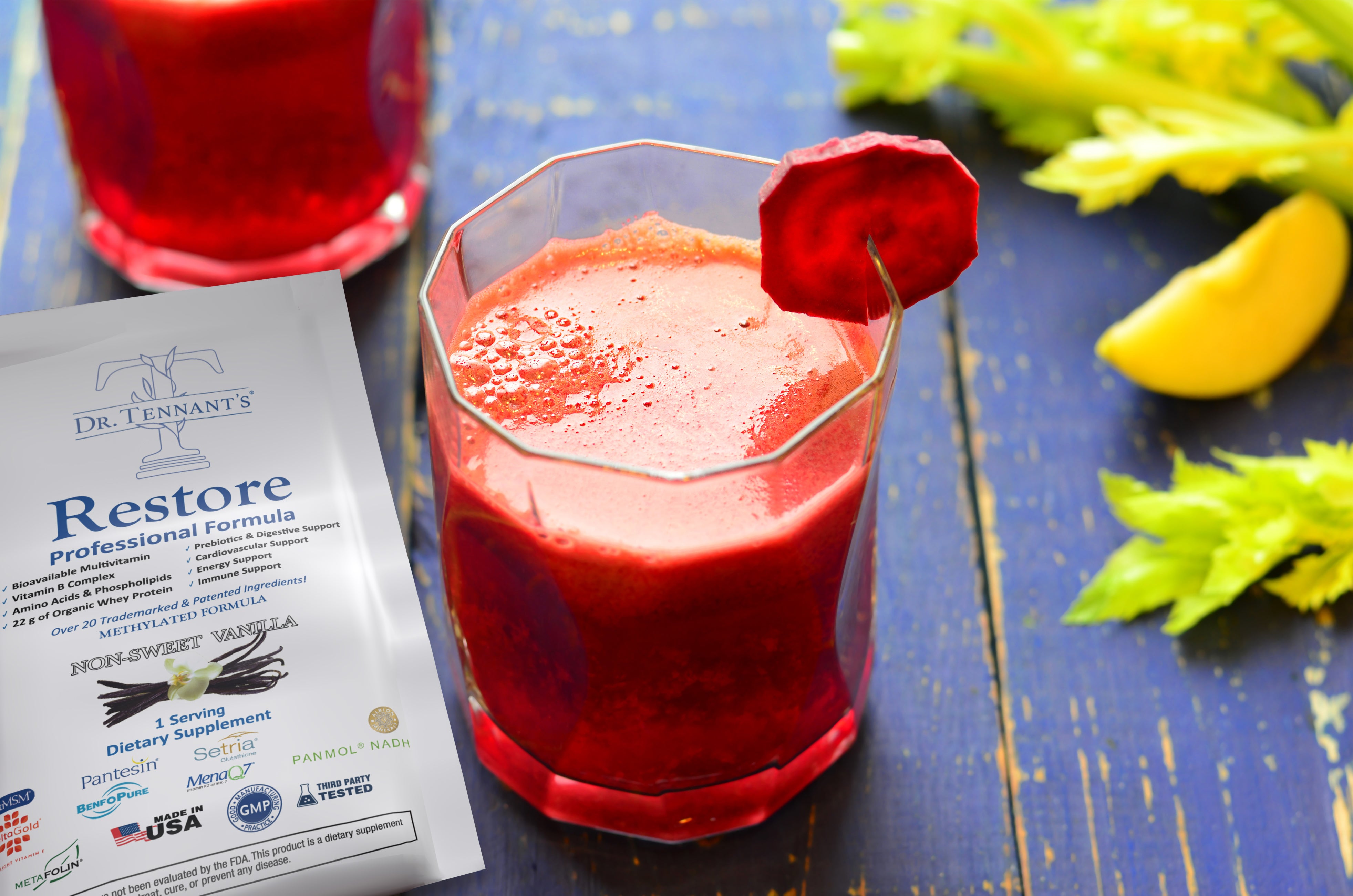 Magical Beets: Non-Sweet RESTORE Smoothie