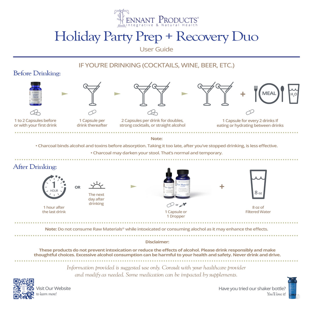 Holiday Party Prep + Recovery Duo