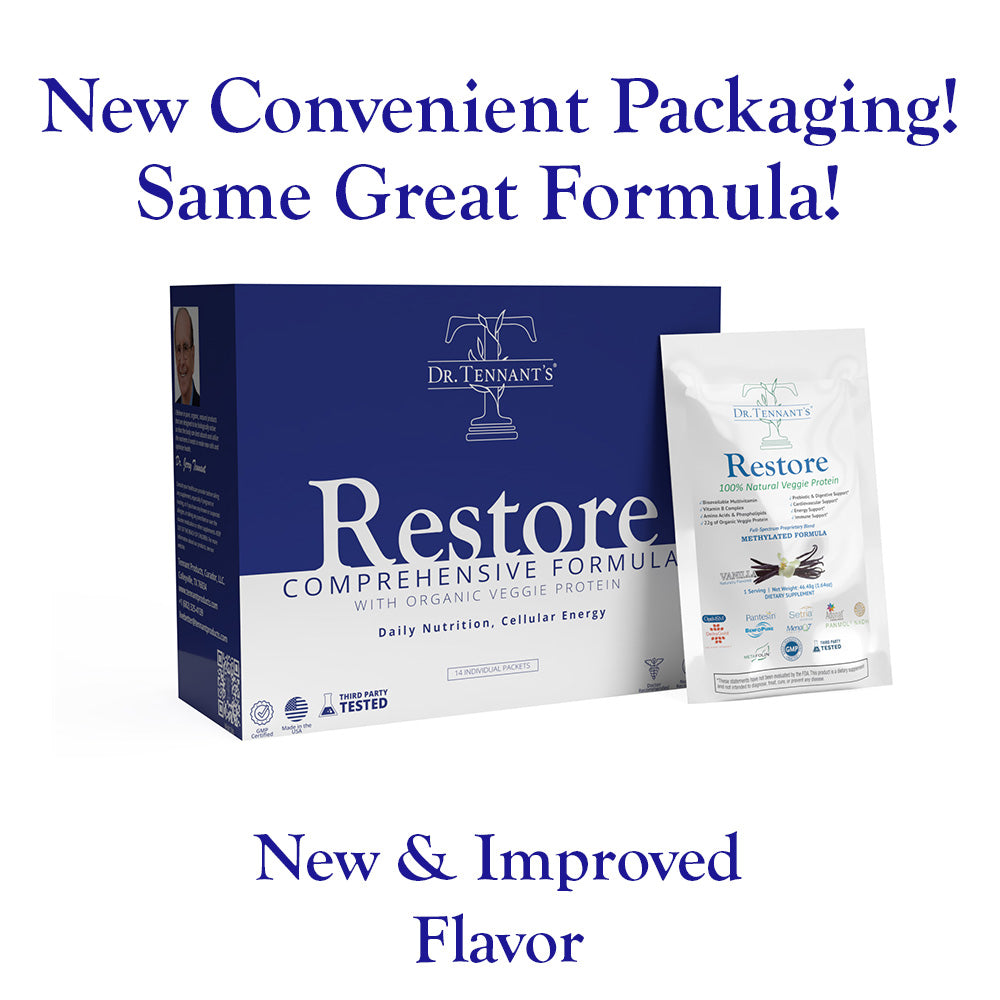 Restore Veggie Formula - Vanilla 14 Single Packets